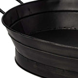 Vintage Black Metal Storage Basket - Homeroots - Flyclothing LLC