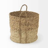 Set Of Three Two Tone Wicker Storage Baskets - Homeroots - Flyclothing LLC