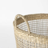 Set of Three 20" Natural Wicker Basket - Homeroots - Flyclothing LLC