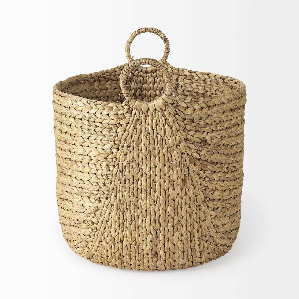 Set Of Three Braided Wicker Storage Baskets - Homeroots - Flyclothing LLC