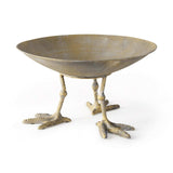 Antiqued Gold Webbed Feet Centerpiece Bowl - Homeroots - Flyclothing LLC