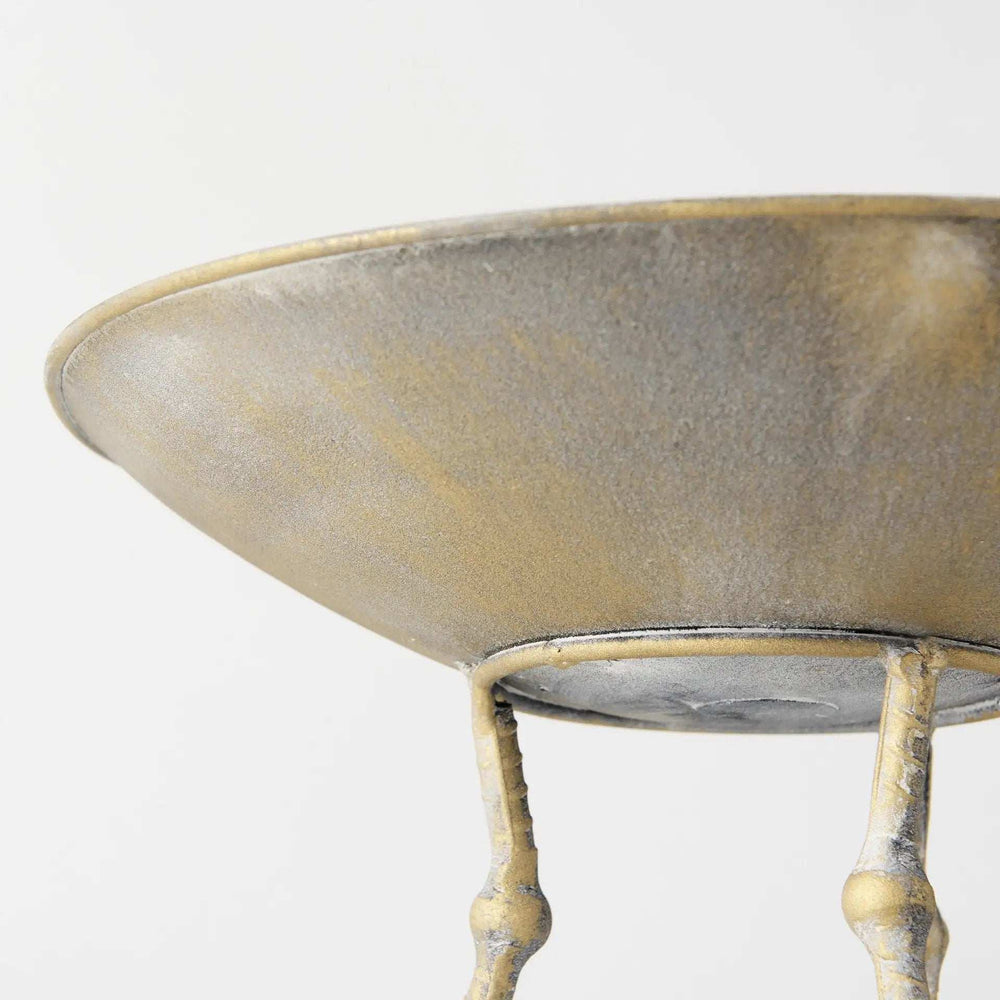 Antiqued Gold Webbed Feet Centerpiece Bowl - Homeroots - Flyclothing LLC