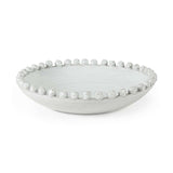 Off White Ceramic Centerpiece Bowl - Homeroots - Flyclothing LLC