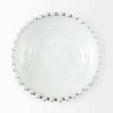 Off White Ceramic Centerpiece Bowl - Homeroots - Flyclothing LLC