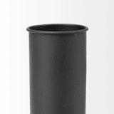 8" Black Metal Decorative Jug Tabletop Sculpture - Homeroots