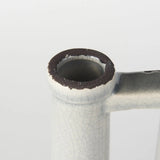 9" Gray and Off White Ceramic Jug Vase - Homeroots