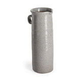 Tall Gray Speckle Decorative Ceramic Jug - Homeroots - Flyclothing LLC