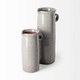Tall Gray Speckle Decorative Ceramic Jug - Homeroots - Flyclothing LLC