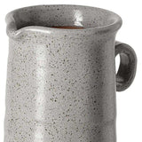 Tall Gray Speckle Decorative Ceramic Jug - Homeroots - Flyclothing LLC