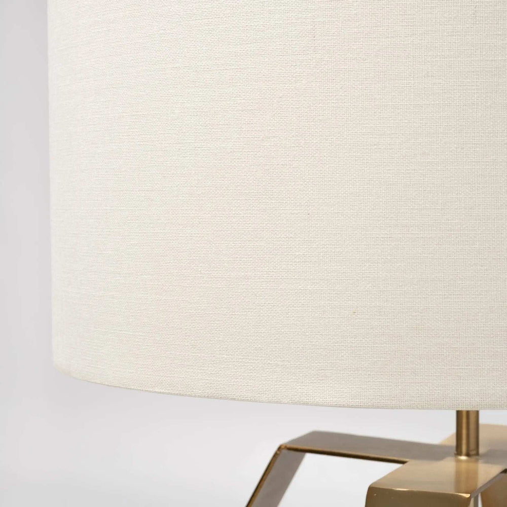 Gold Geometric Design Table Lamp - Homeroots - Flyclothing LLC