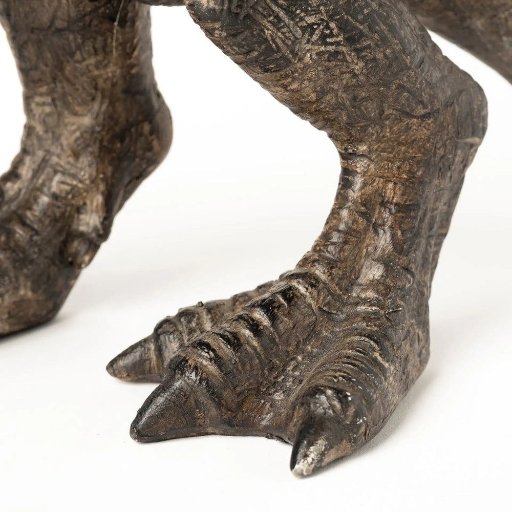 11" Brown Lamp Base LED With Clear Shade - Homeroots