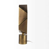 Golden Geometric Halo Table Or Desk Lamp - Homeroots - Flyclothing LLC