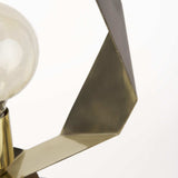 Golden Geometric Halo Table Or Desk Lamp - Homeroots - Flyclothing LLC