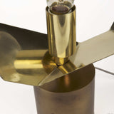 Golden Geometric Halo Table Or Desk Lamp - Homeroots - Flyclothing LLC