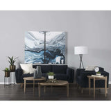 Dark Blue And Beige Lumbar Accent Pillow Cover - Homeroots - Flyclothing LLC