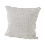 Ash Gray Basket Weave Accent Throw Pillow - Homeroots - Flyclothing LLC