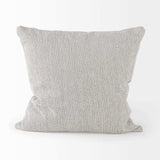 Ash Gray Basket Weave Accent Throw Pillow - Homeroots - Flyclothing LLC