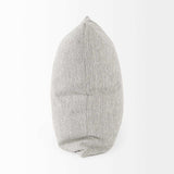 Ash Gray Basket Weave Accent Throw Pillow - Homeroots - Flyclothing LLC