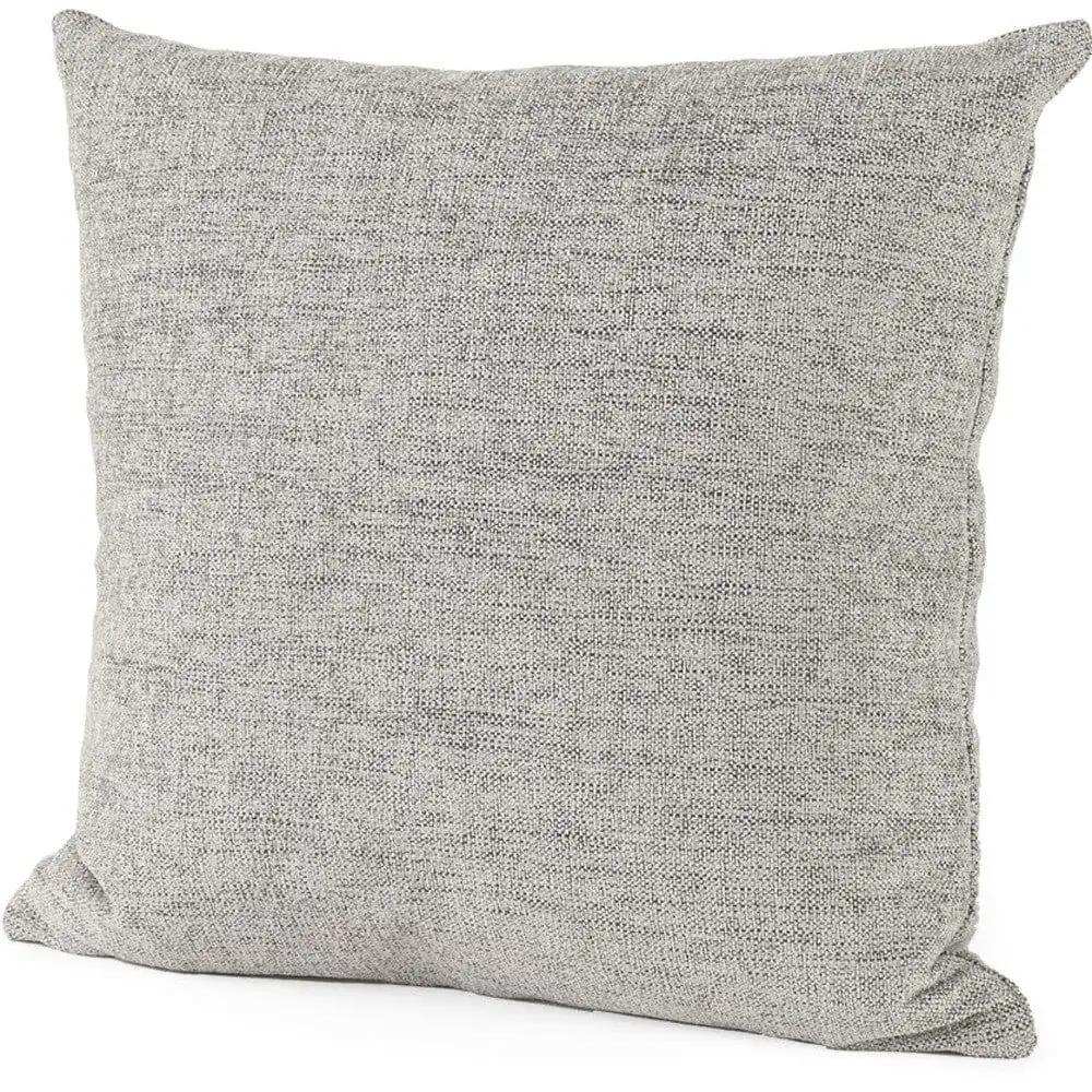 Stone Gray Basket Weave Accentthrow Pillow - Homeroots - Flyclothing LLC