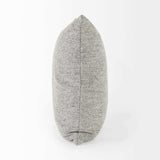 Stone Gray Basket Weave Accentthrow Pillow - Homeroots - Flyclothing LLC