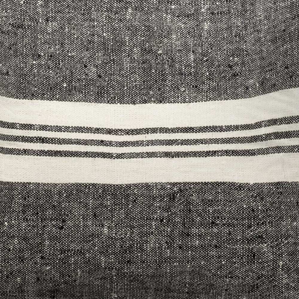 Black And White Stonewash Throw Pillow Cover - Homeroots - Flyclothing LLC