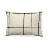 Black And Beige Plaid Lumbar Accent Pillow Cover - Homeroots - Flyclothing LLC