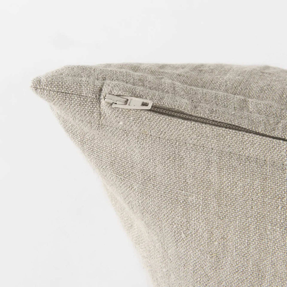 Beige And Black Plaid Pattern Lumbar Throw Pillow Cover - Homeroots - Flyclothing LLC