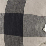 Beige And Black Plaid Pattern Throw Pillow Cover - Homeroots - Flyclothing LLC