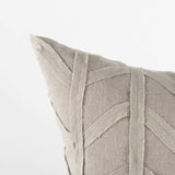 Light Gray Chevron Textured Pillow Cover - Homeroots - Flyclothing LLC