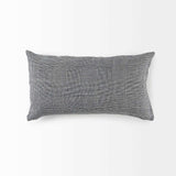White And Black Pattern Lumbar Throw Pillow Cover - Homeroots - Flyclothing LLC