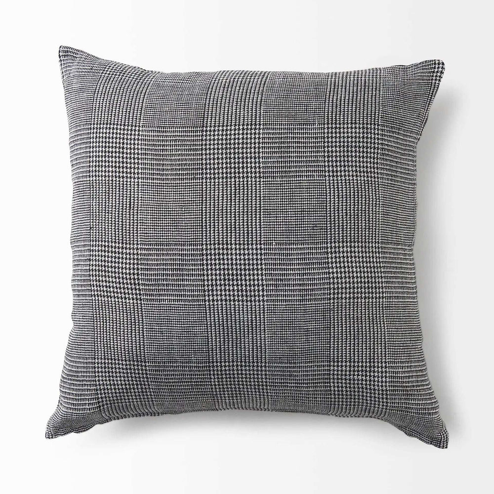 White And Black Pattern Throw Pillow Cover - Homeroots - Flyclothing LLC