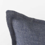 Gray And Blue Color Block Lumbar Pillow Cover - Homeroots - Flyclothing LLC
