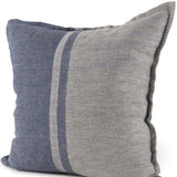 Gray And Blue Color Block Pillow Cover - Homeroots - Flyclothing LLC