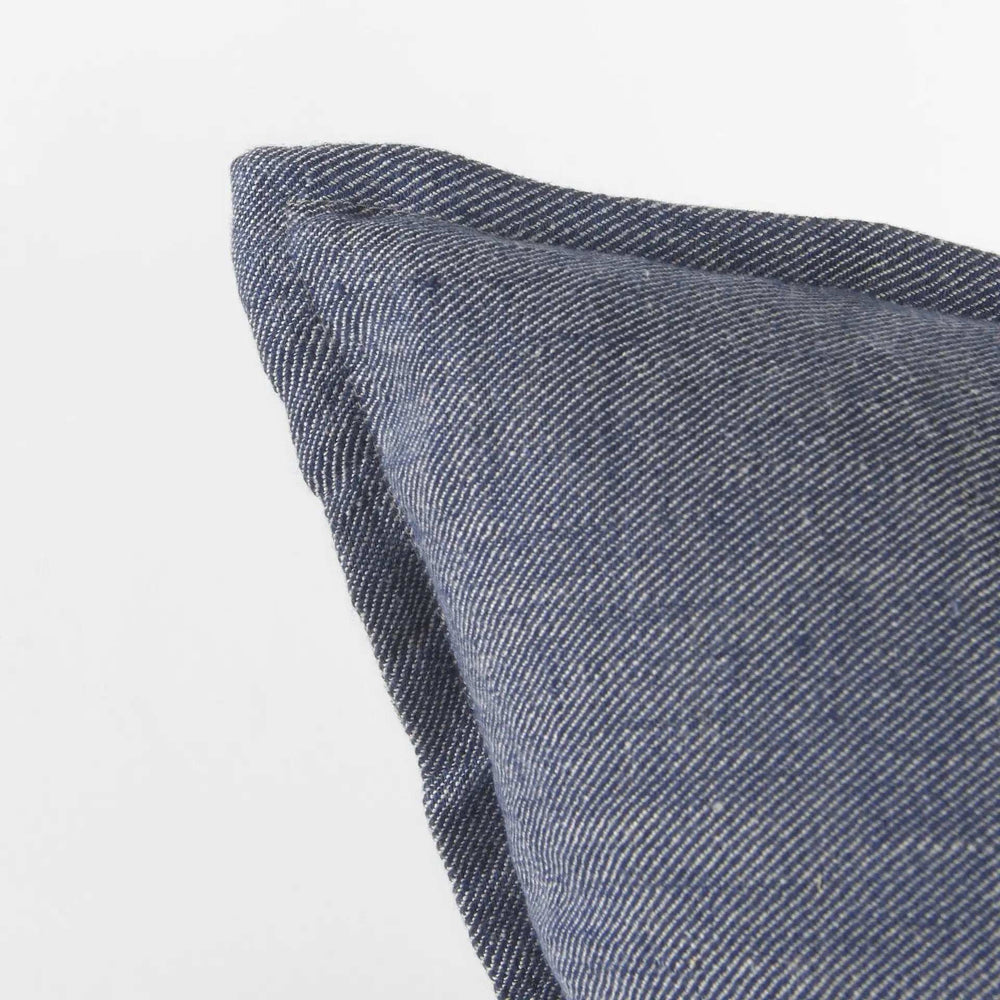 Gray And Blue Color Block Pillow Cover - Homeroots - Flyclothing LLC