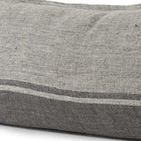 Light And Dark Gray Lumbar Throw Pillow Cover - Homeroots - Flyclothing LLC