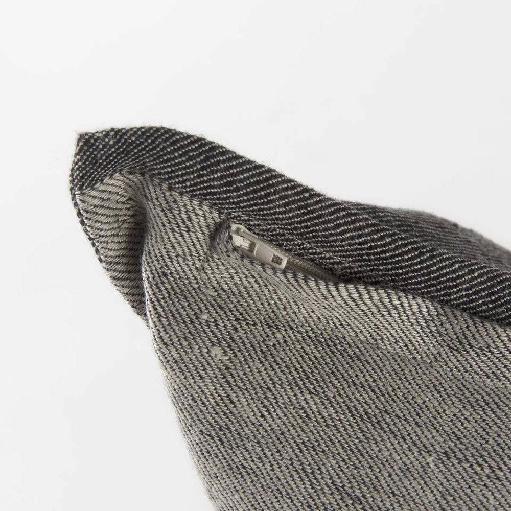 Light And Dark Gray Lumbar Throw Pillow Cover - Homeroots - Flyclothing LLC