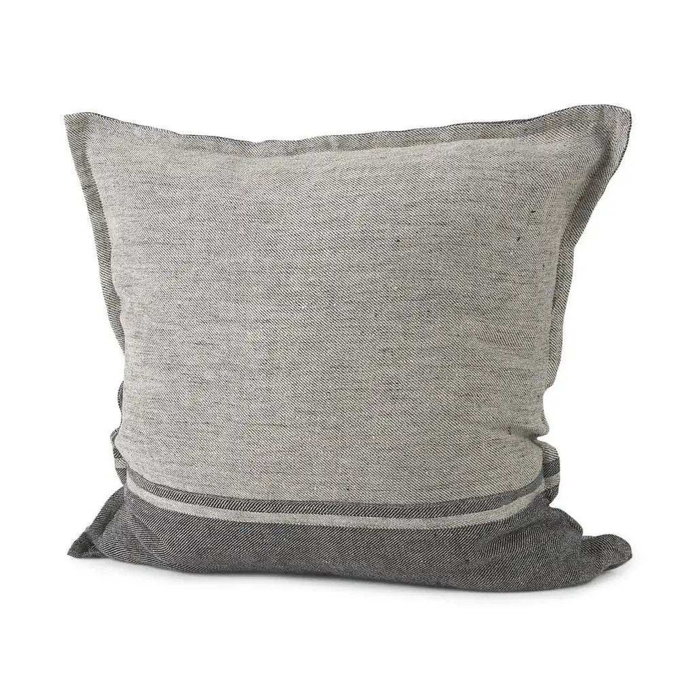 Light And Dark Gray Cushion Cover - Homeroots - Flyclothing LLC
