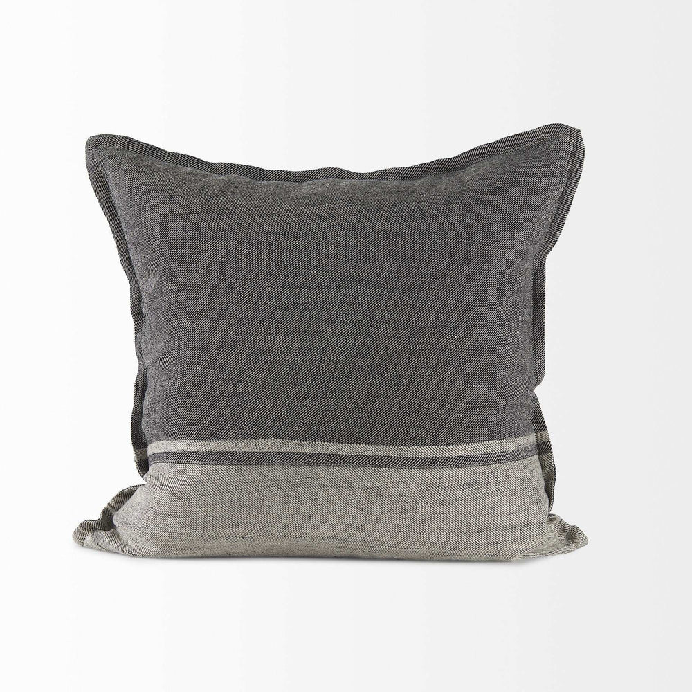 Light And Dark Gray Cushion Cover - Homeroots - Flyclothing LLC