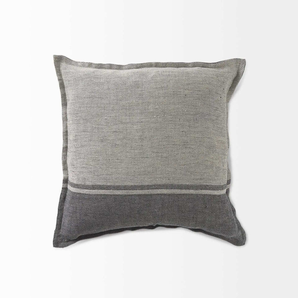 Light And Dark Gray Cushion Cover - Homeroots - Flyclothing LLC