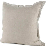 Cream Bordered Pillow Cover - Homeroots - Flyclothing LLC