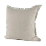 Cream Bordered Pillow Cover - Homeroots - Flyclothing LLC
