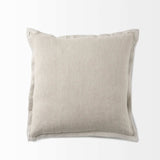 Cream Bordered Pillow Cover - Homeroots - Flyclothing LLC