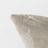 Beige And White Patterned Lumbar Pillow Cover - Homeroots - Flyclothing LLC