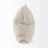 Beige And White Patterned Pillow Cover - Homeroots - Flyclothing LLC