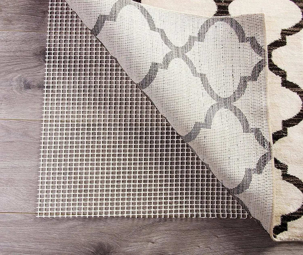 4' X 6' Ivory Queen's Supreme Non Slip Rug Pad - Homeroots - Flyclothing LLC