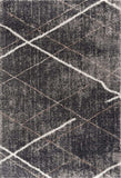 4' X 6' Gray Modern Distressed Lines Area Rug - Homeroots - Flyclothing LLC