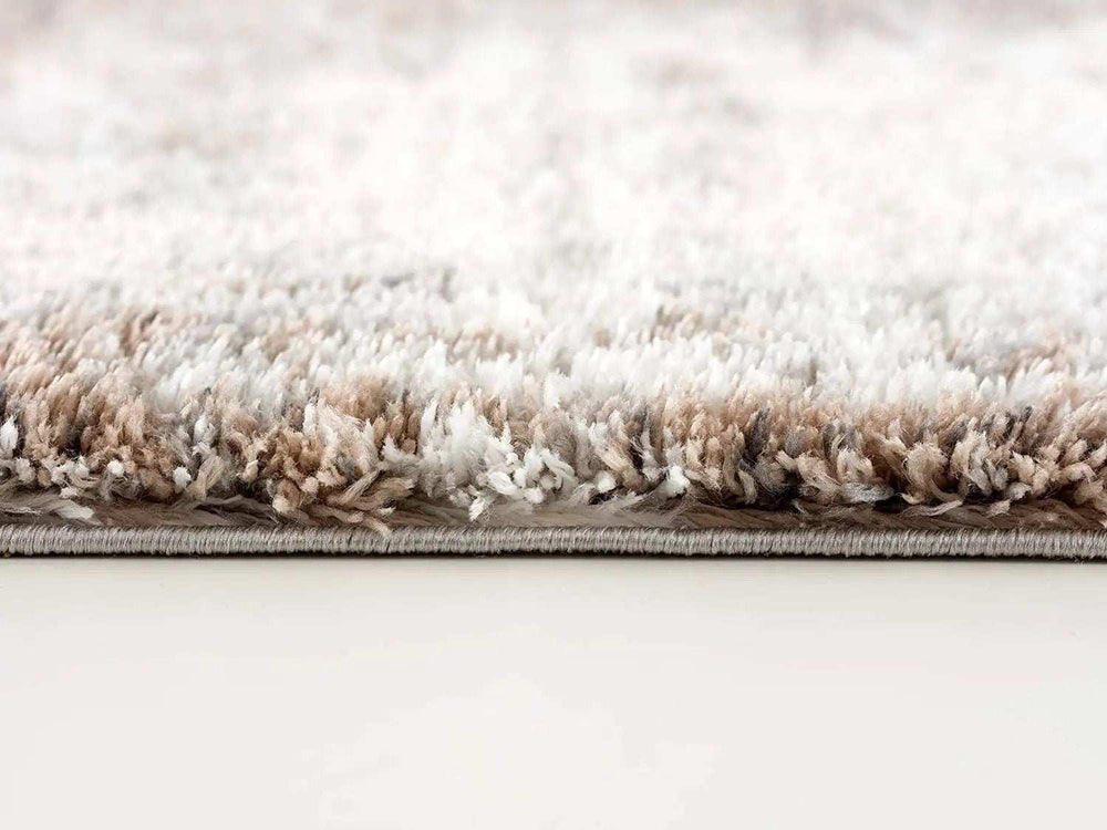 8' X 11' Ivory And Navy Retro Modern Area Rug - Homeroots - Flyclothing LLC