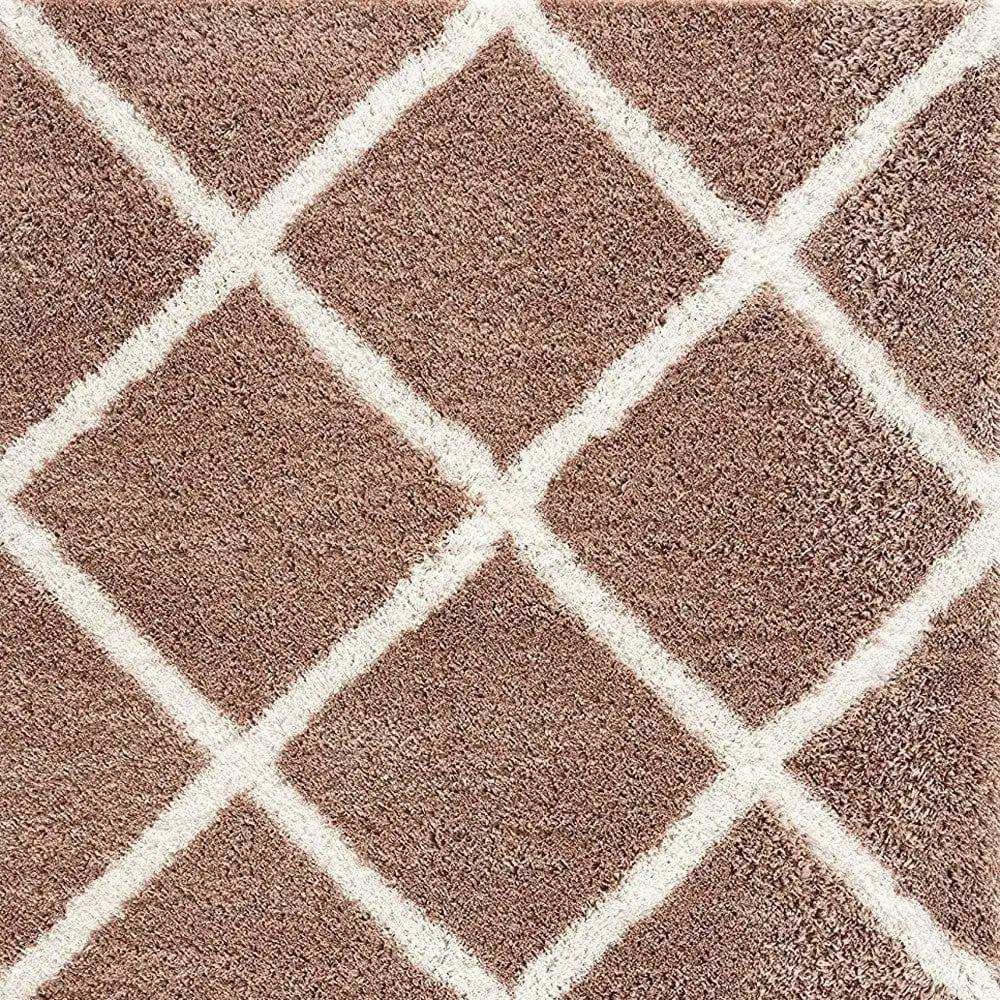 3' X 5' Beige Geometric Area Rug - Homeroots - Flyclothing LLC