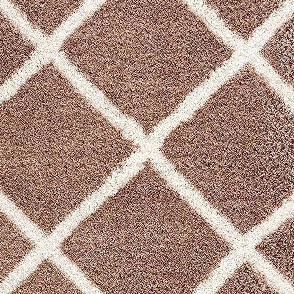 3' X 5' Beige Geometric Area Rug - Homeroots - Flyclothing LLC