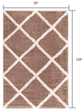 8' X 11' Beige Geometric Area Rug - Homeroots - Flyclothing LLC